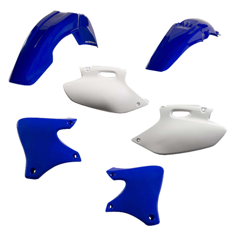 Acerbis Standard Plastic Kit for 1998-99 Yamaha YZF/WRF 400 - Blue/White - 2041260207