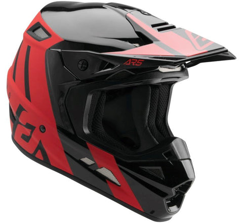 Answer Racing AR5 Crypto Motocross Helmet - Red/Black - Large