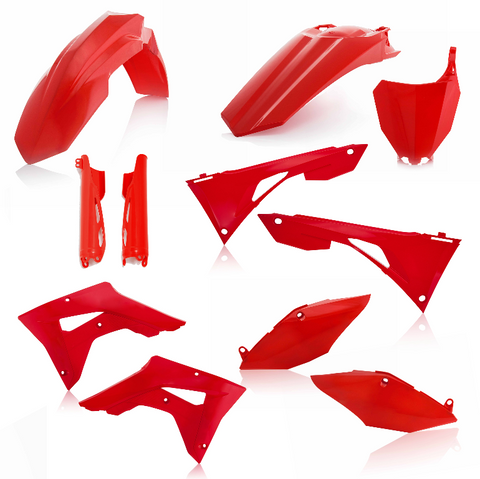 Acerbis Full Replacement Plastics Kit for 2019-21 Honda CRF 250RX/450RX - Red - 2736260227