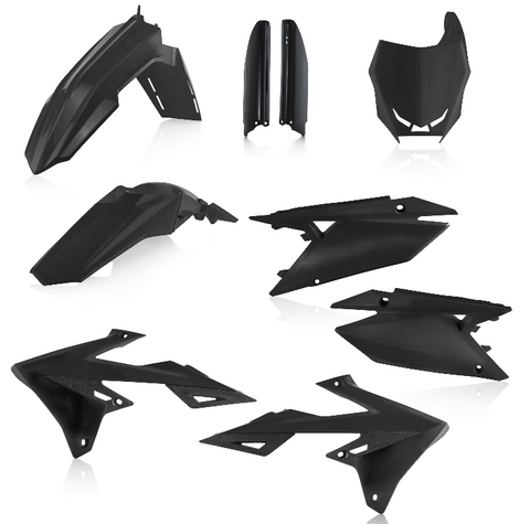 Acerbis Full Replacement Plastics Kit for 2018-21 Suzuki RM-Z 250/450 - Black - 2686550001