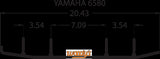 Woodys AY8-6580 Flat-Top ACE 8 Inch 60 Degree Carbide Runners for Yamaha Models