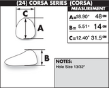 Zero Gravity Corsa Windscreen for 2010-14 BMW S1000RR - Clear - 24-810-01