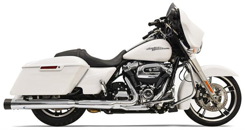 Bassani Straight Can DNT Mufflers for 2017-19 Harley Baggers - Chrome - 1F72DNT5