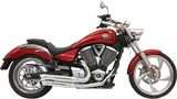Bassani Pro-Street Exhaust System for 2006-15 Victory models - Chrome - 6V23D