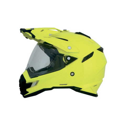 AFX FX-41 Dual Sport Helmet - Hi-Vis Yellow - Small