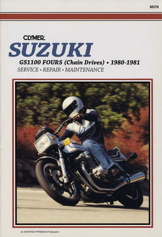 Clymer M378 Service & Repair Manual for 1980-81 Suzuki GS1100 Fours