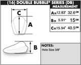 Zero Gravity Double Bubble Windscreen for 1992-98 Ducati 700 SS / 900 SS - Light Smoke - 16-701-02