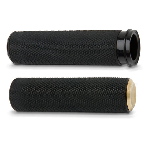 Arlen Ness Fusion Series Grips for Harley Dyna / Electra - Knurled - 07-334