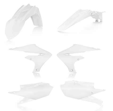 Acerbis Standard Replacment Plastics Kit for Yamaha YZ/WR models - White - 2685910002