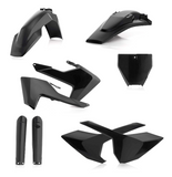 Acerbis Full Replacement Plastics Kit for 2016-18 Husqvarna FC / TC models - Black - 2462600001