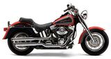 Cobra USA Slashcut Slip-On Mufflers for 2007-17 Harley Fat Boy - FLSTF - 3-inch/Chrome - 6001