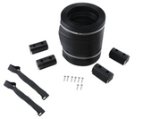 Caliber Bunk Wrap with End Caps - 16ft x 2 x 4in - Black - 23050-BK