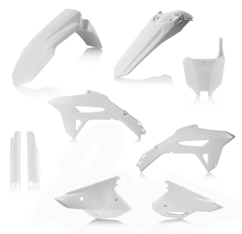 Acerbis Full Body Plastics Kit for 2021-22 Honda CRF450R - White - 2858920002