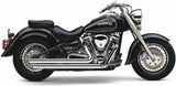Cobra USA Slashdown Speedster Exhaust for Yamaha XV1600/1700 Road Star - Chrome - 2821