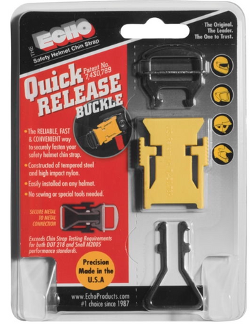 Echo Products Helmet Quick Release - Yellow - 0108-005