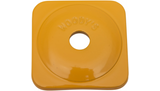Woodys Grand Digger Support Plates- Yellow - Square - 48 Pack - ASG-3800-48