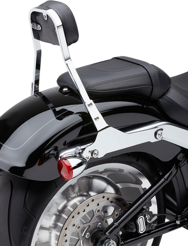 Cobra Detachable Backrest for 2018-19 Harley Softail - Chrome - 602-2027