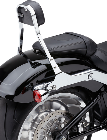Cobra USA Detachable Backrest for 2018-19 Harley Softail - Chrome - 602-2027