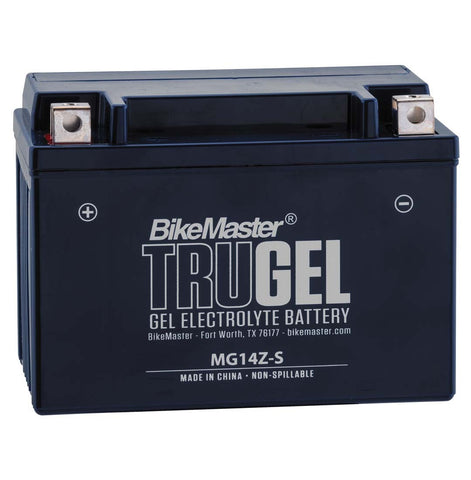 BikeMaster TruGel Battery - 12 Volt - MG14Z-S