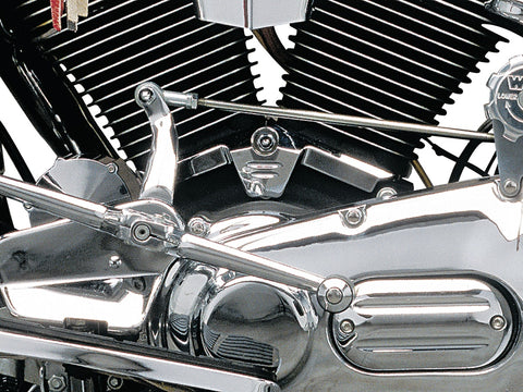 Kuryakyn Cylinder Base Cover for Harley-Davidson Evo Big Twins w/ Floor Boards - Chrome - 8140