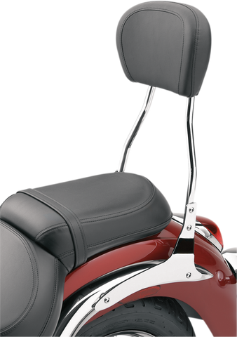 Cobra Round Sissy Bar with Pad for Honda VTX1800 - Chrome - 02-7650