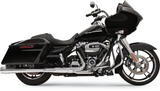 Bassani DNT Megaphone Slip-On Mufflers for 2017-22 Harley FL Touring models - Chrome - 1F572DNT6