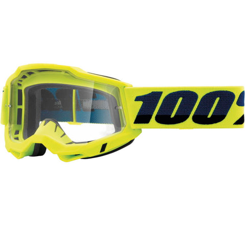 100% Accuri 2 Goggles - Yellow with Clear Lens