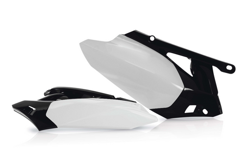 Acerbis Side Panels for 2010-13 Yamaha YZ450F - White/Black - 2171811035