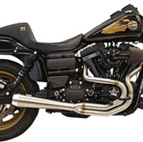 Bassani Greg Lutzka LE 2:1 Exhaust System for 1991-17 Harley Dyna models - Raw - 1D2SSL