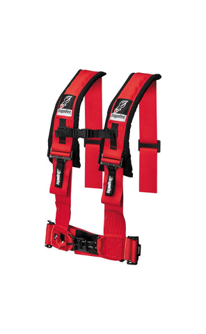 Dragonfire Racing 14-0042 4-Point H-Style 3 UTV Harness Restraint - Red