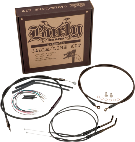 Burly Brand B30-1043 Cable/Brake Line Kits for 2006 Harley Wide Glide model