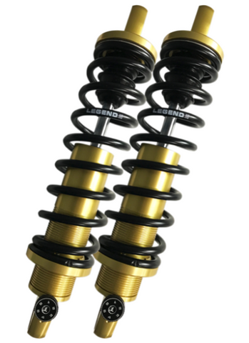 Legends REVO-A Adjustable Coil Suspension for 1991-17 Harley Dyna models - Gold/13in - 1310-1782