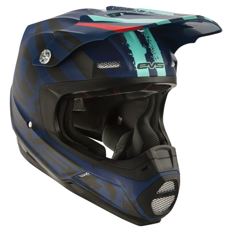 EVS T5 Grappler Helmet - Matte Dark Blue - Medium