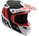 Answer Racing AR7 Hyper Carbon Motocross Helmet - Red/White - Medium