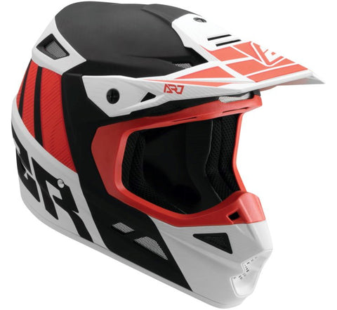 Answer Racing AR7 Hyper Carbon Motocross Helmet - Red/White