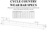 KFI Replacement Wear Bar for Cycle Country Plow - 54 Inch - CC-12-0150