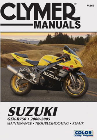 Clymer M269 Service & Repair Manual for 2000-05 Suzuki GSX-R750 - Buy it now price is not defined
