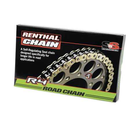 Renthal R4 SRS Road Chain - 520 x 110 - Gold - C323