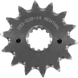 Renthal Grooved Front Sprocket - 520 Chain Pitch x 14 Teeth - 283--520-14GP