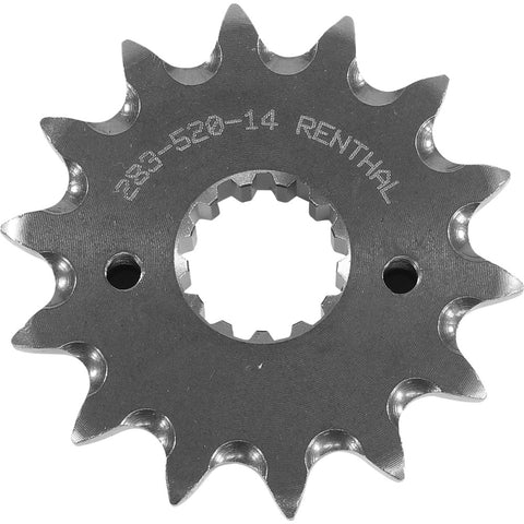 Renthal Grooved Front Sprocket - 520 Chain Pitch x 14 Teeth - 283--520-14GP