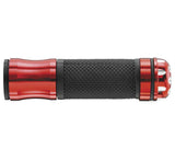 BikeMaster Revolver Bar End Grips - Red - 7/8 Inch Bars - HF104067RD