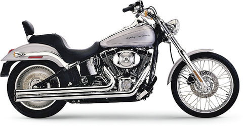 Cobra Speedster Xtra Longs Exhaust for Harley Softail models - Chrome - 6952T