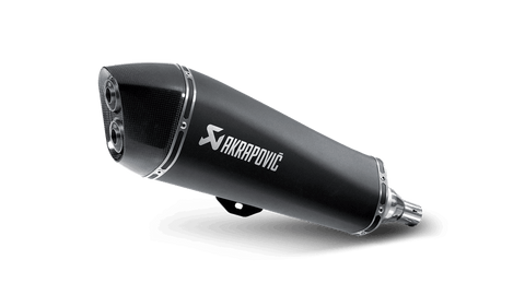 Akrapovic Stainless Steel Slip-On Mufflers for Piaggio models - S-PI4SO3-HRSSBL