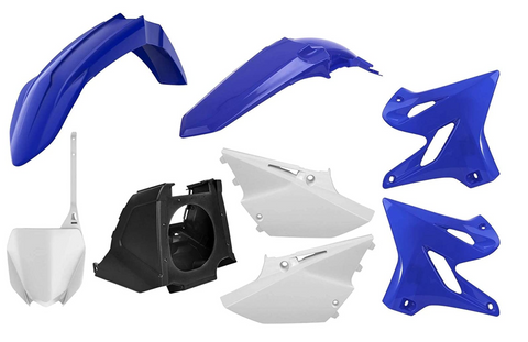 Polisport MX Complete Replica Plastics Kit for 2001-02 Yamaha YZ250F - OE Blue/White - 90804