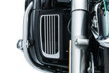 Kuryakyn 7681 - Radiator Grills for Harley Twin Cooled Models - Chrome/Black