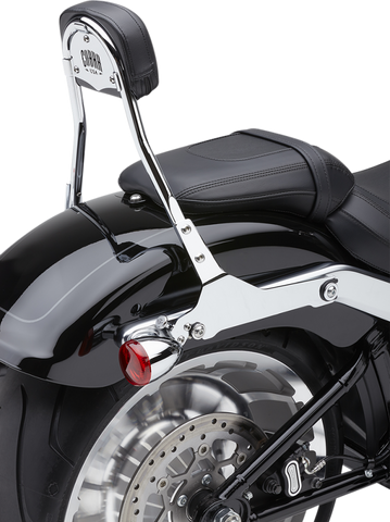 Cobra USA Detachable Backrest for 2018-19 Harley Softail - Chrome - 602-2007
