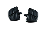 Kuryakyn 7612 Kinetic Mini Floorboards for Harley Touring models - Gloss Black