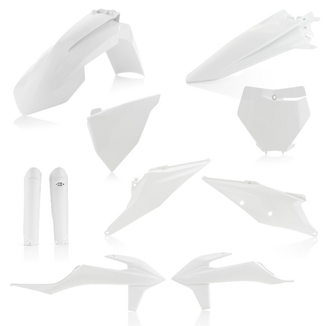 Acerbis Full Plastic Kit for KTM models - White - 2726496811