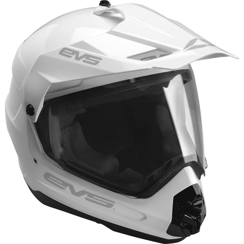 EVS T5 Dual Sport Venture Helmet - White - X-Large