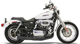 Bassani Road Rage Exhaust for 2004-13 Harley Models - Black - 14122J